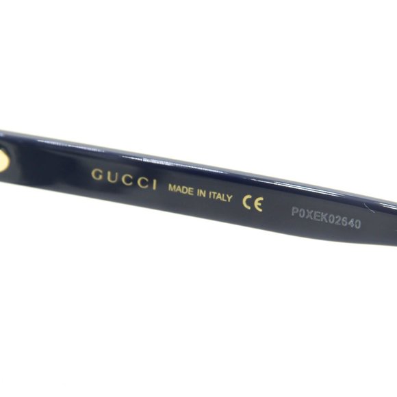NEW GUCCI GG 0634O 004 BLUE CLEAR LENS AUTHENTIC EYEGLASSES 56-14-145 - Picture 6 of 7